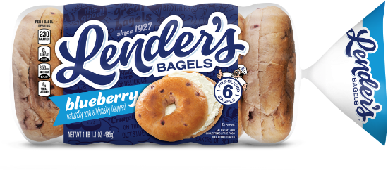 Lenders Blueberry bagels